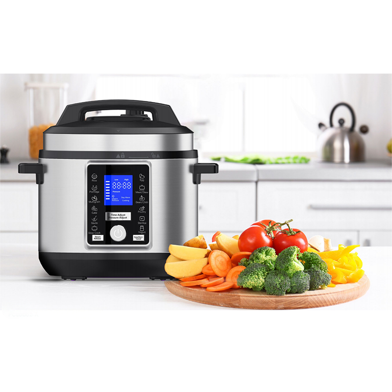 Smart Instant Pressure Cooker - หม้อหุงข้าวไฟฟ้าอะลูมิเนียม พร้อมระบบป้องกันความร้อนเกิน หม้อหุงข้าวอัจฉริยะ ระบบทำความร้อนเร็ว สำหรับใช้ในบ้านและโรงแรม
