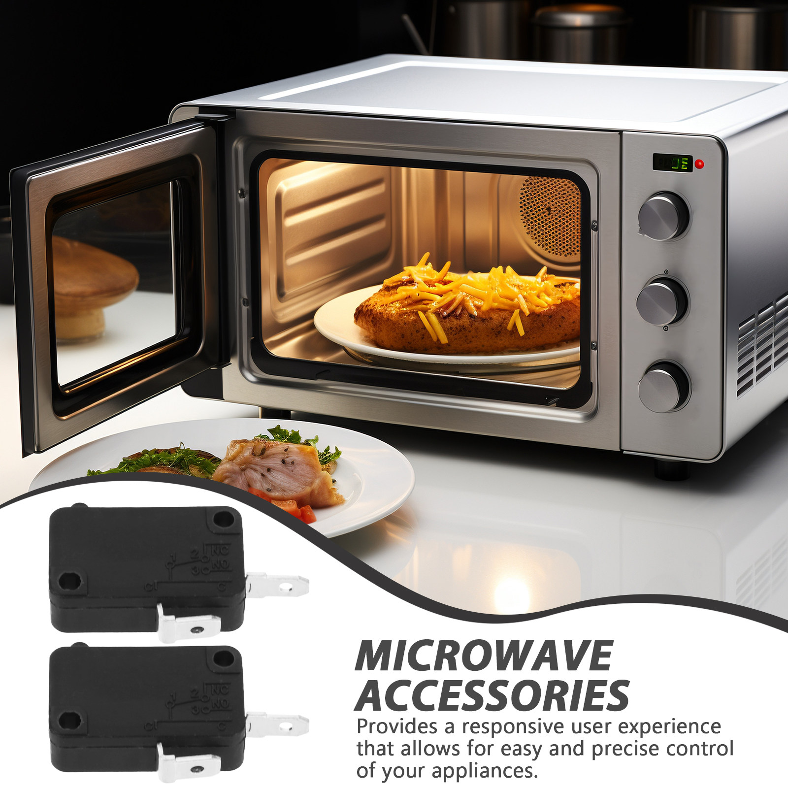 2 ชิ้น ไมโครสวิตช์ 2 ขา ปกติเป - Home Appliances บทวิจารณ์และราคา