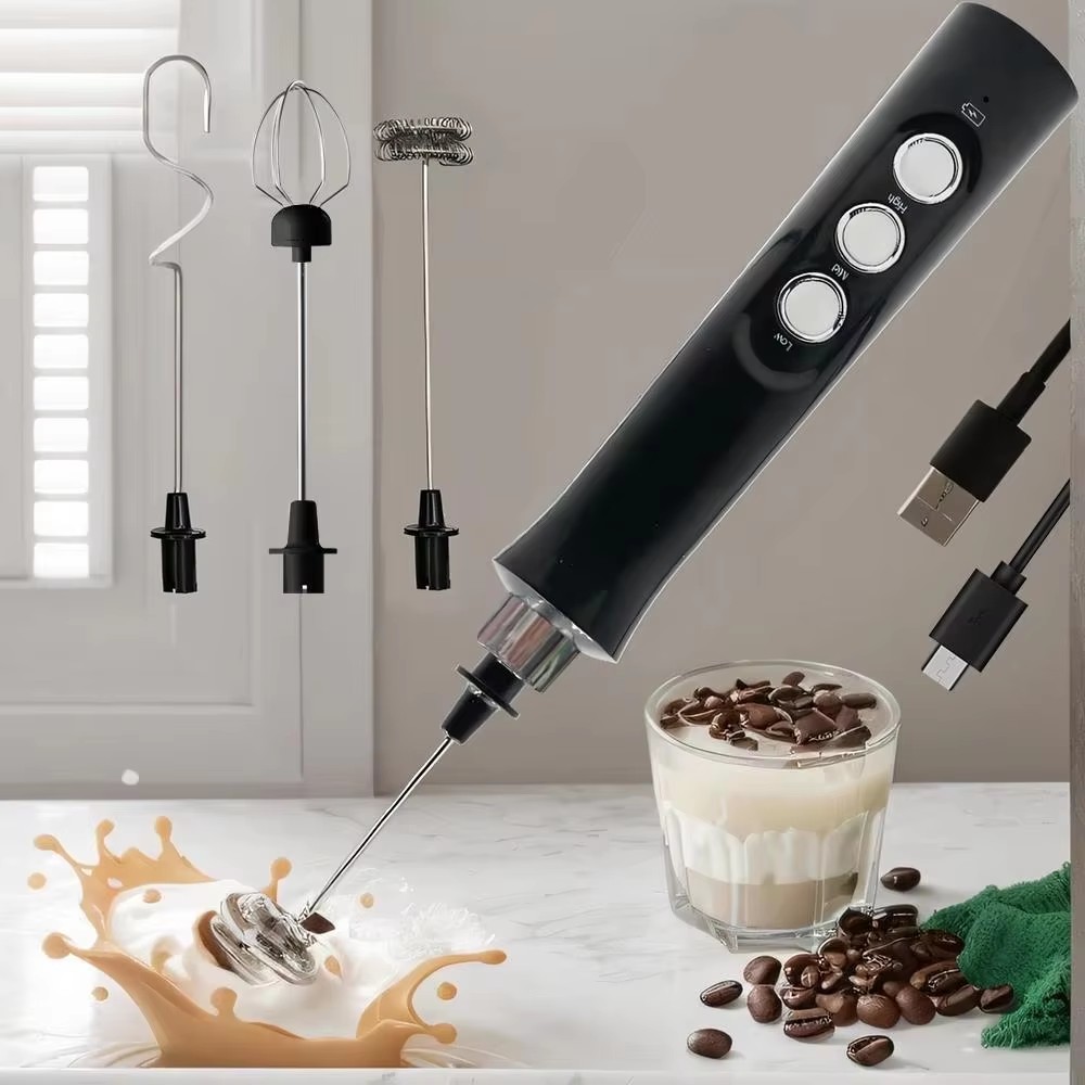 เครื่องตีฟองนมไฟฟ้าแบบชาร์จไร้ - Portable Blender Usb Rechargeable บทวิจารณ์และราคา