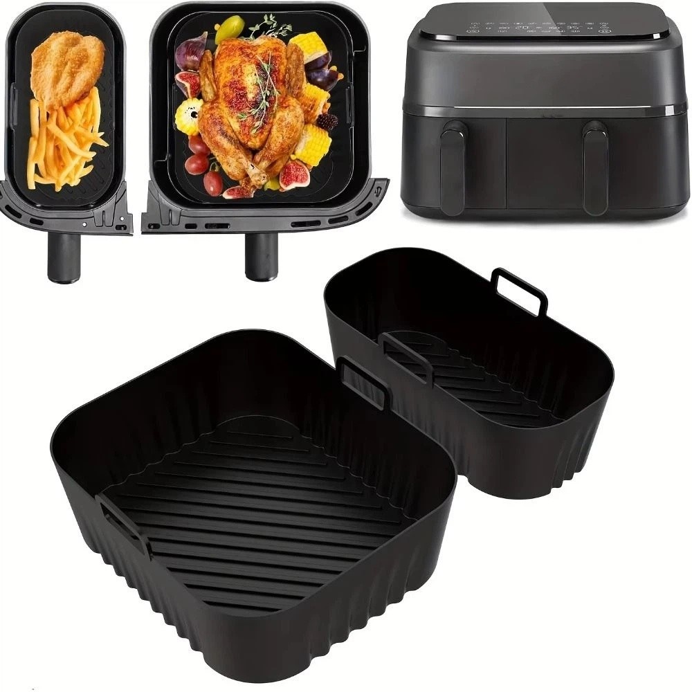 แผ่นรองหม้อทอดไร้น้ำมัน 6 ลิตร - Air Fryer Silicone Pot Liner บทวิจารณ์และราคา