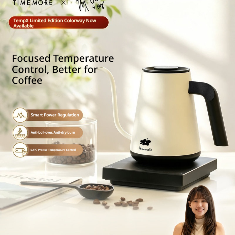 กาต้มน้ำไฟฟ้า Timemore Fish Pr - Electric Kettle Temperature Control บทวิจารณ์และราคา