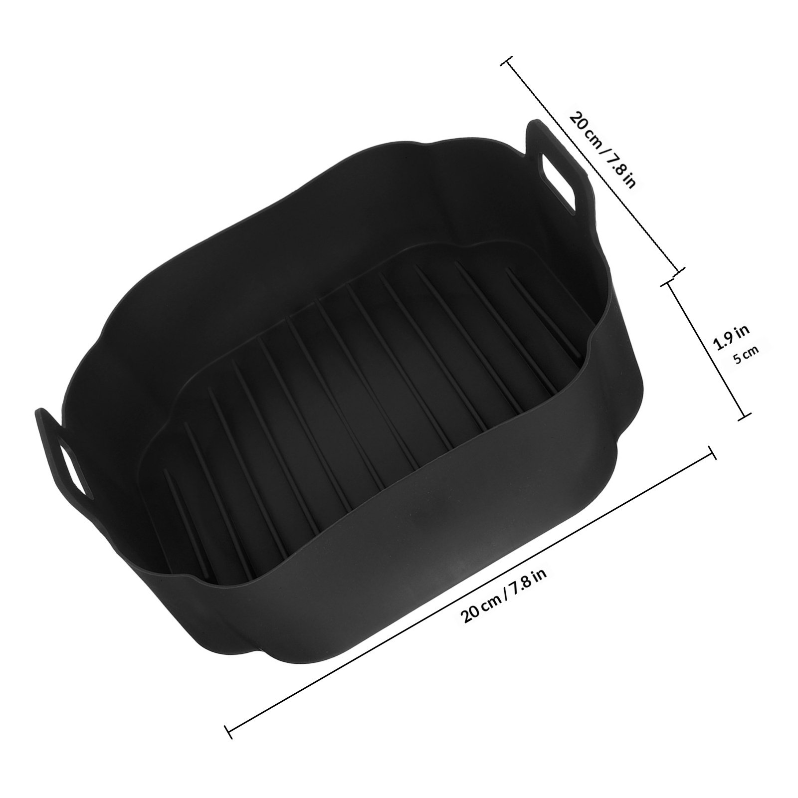 แผ่นรองหม้อซิลิโคนสำหรับหม้อทอ - Air Fryer Silicone Pot Liner บทวิจารณ์และราคา