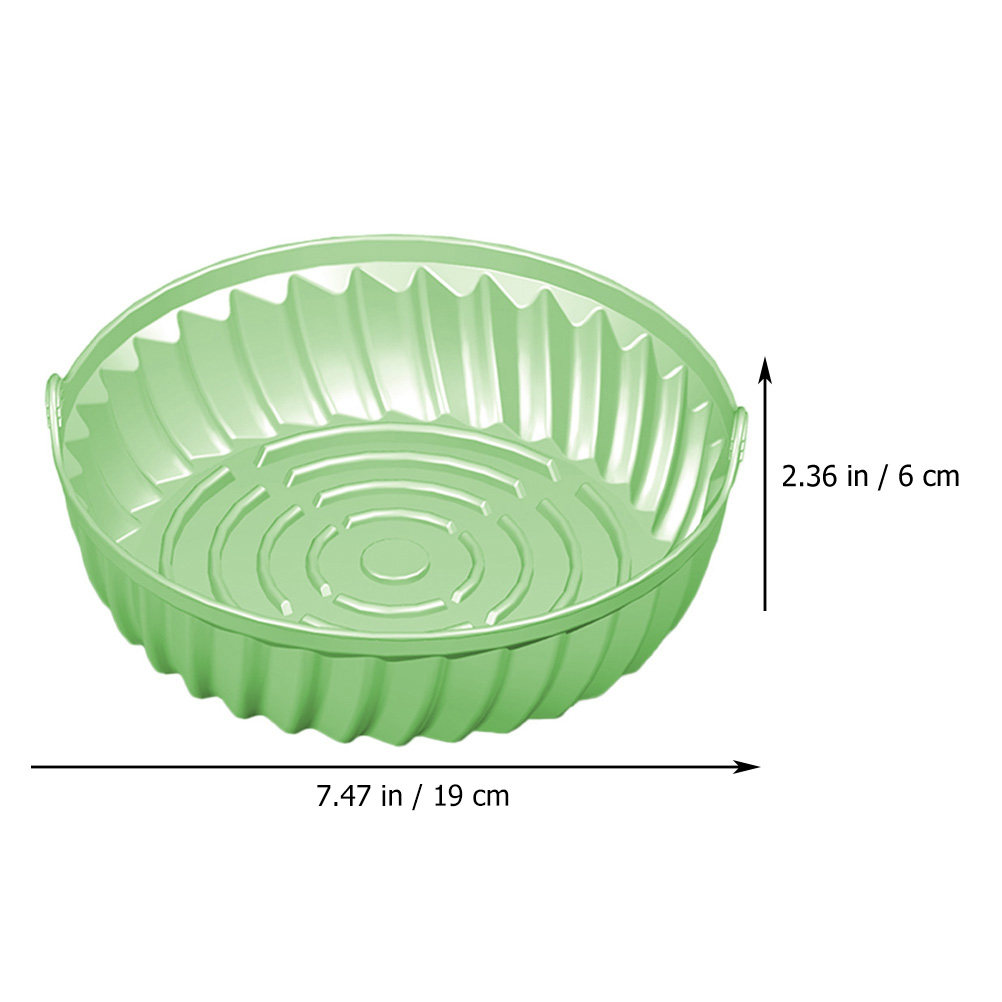 ถาดอบซิลิโคนทรงกลมสำหรับหม้อทอ - Air Fryer Silicone Pot Liner บทวิจารณ์และราคา
