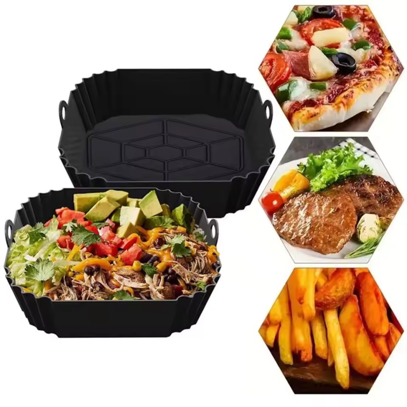 1 PC ซิลิโคน Air Fryer หม้อถาด - Air Fryer Silicone Pot Liner บทวิจารณ์และราคา