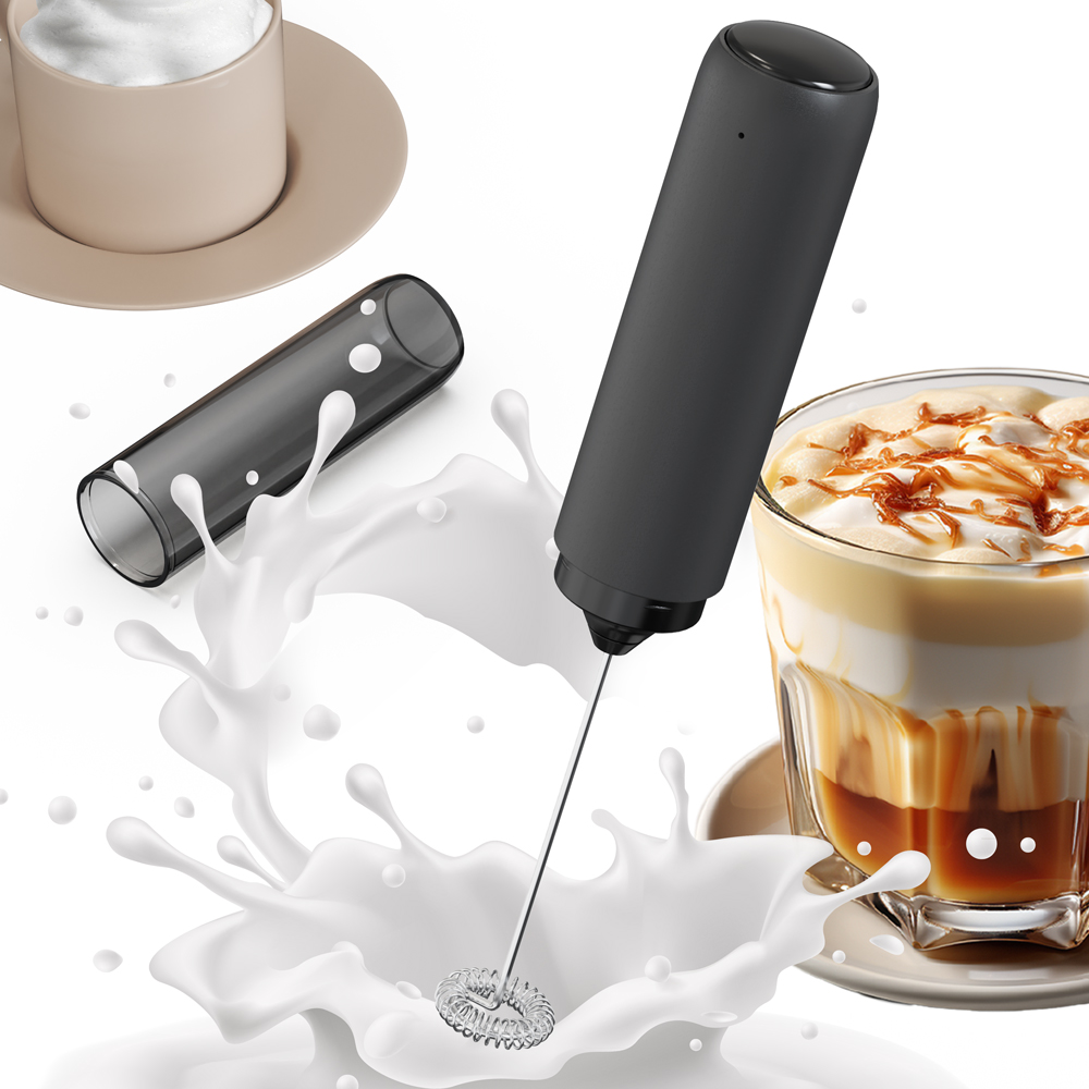 เครื่องตีฟองนมแบบมือถือ กำลังแ - Electric Milk Frother Handheld บทวิจารณ์และราคา