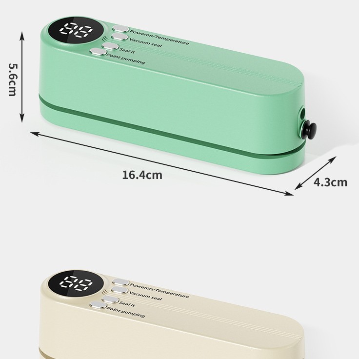 เครื่องซีลสูญญากาศแบบพกพาไร้สา - Food Vacuum Sealer Machine บทวิจารณ์และราคา