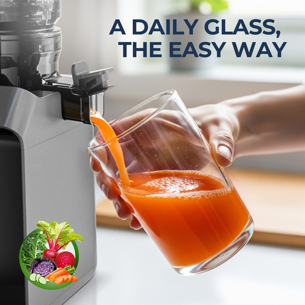 เครื่องสกัดน้ำผลไม้แบบเย็น ROU - Electric Slow Juicer Cold Press บทวิจารณ์และราคา
